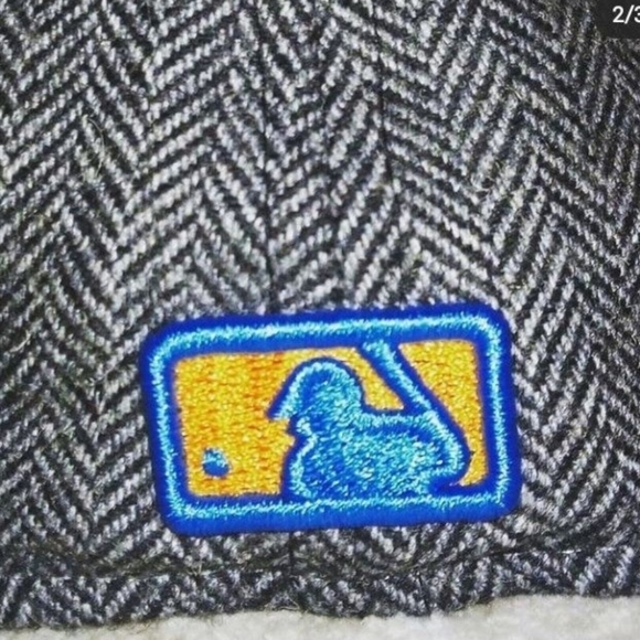 Miami Marlins Herr-Pop Fitted Wool + Poly Hat - Picture 2 of 6